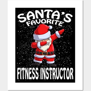 Santas Favorite Fitness Instructor Christmas Posters and Art